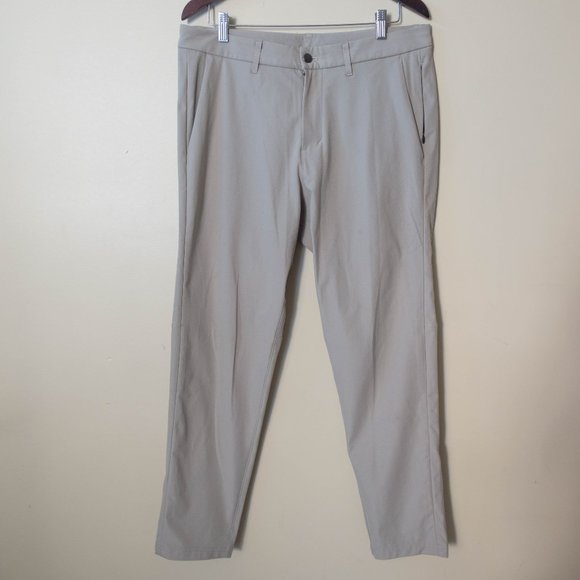 lululemon athletica Other - Lululemon Commission Slim Warpstreme Pant - Men's Size 34 - Tan